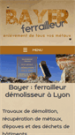 Mobile Screenshot of bayer-ferrailleur-lyon.com